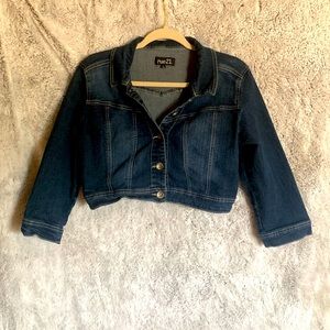 Jean cropped jacket